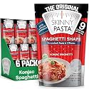 Skinny Pasta Spaghetti, Gluten Free Healthy Shirataki Noodles, 6 Pack