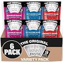 Skinny Pasta Variety Pack, Gluten Free Healthy Shirataki Noodles, 6 Pack