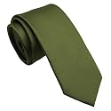 Skinny Ties for Men, 2.5-Inch Slim Neckties, Solid Color Packs
