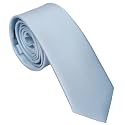 Skinny Ties for Men, 2.5-Inch Slim Neckties, Solid Color Packs