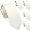 Skinny Ties for Men, 2.5-Inch Slim Neckties, Solid Color Packs