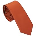 Skinny Ties for Men, 2.5-Inch Slim Neckties, Solid Color Packs