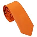 Skinny Ties for Men, 2.5-Inch Slim Neckties, Solid Color Packs