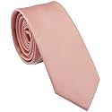 Skinny Ties for Men, 2.5-Inch Slim Neckties, Solid Color Packs