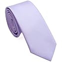 Skinny Ties for Men, 2.5-Inch Slim Neckties, Solid Color Packs