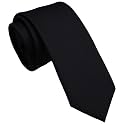 Skinny Ties for Men, 2.5-Inch Slim Neckties, Solid Color Packs