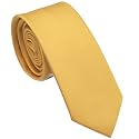 Skinny Ties for Men, 2.5-Inch Slim Neckties, Solid Color Packs