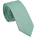 Skinny Ties for Men, 2.5-Inch Slim Neckties, Solid Color Packs