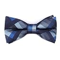 Kihatwin Skinny Ties for Mens Novelty Plaid Check Business Wedding Fashion Formal Neckties 2.7, Pocket Square, Bow Ties