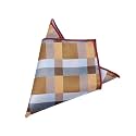 Kihatwin Skinny Ties for Mens Novelty Plaid Check Business Wedding Fashion Formal Neckties 2.7, Pocket Square, Bow Ties