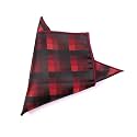 Kihatwin Skinny Ties for Mens Novelty Plaid Check Business Wedding Fashion Formal Neckties 2.7, Pocket Square, Bow Ties