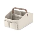 Skip Hop Diaper Caddy Organizer with Touch Sensor Night Light Nursery Style Oat