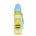 Skip Hop Zoo Straw Bottle - Bpa-Free Skip Hop Bottle with an Easy Grab Strap (13 Oz, Bee)