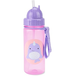skip hop zoo straw bottle polypropylene narwhal 18 months to 36 months
