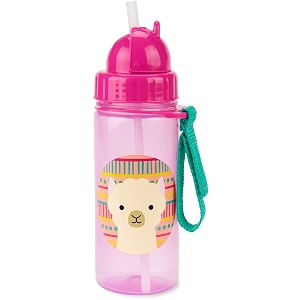 skip hop zoo straw bottle pp llama 18 months to 36 months