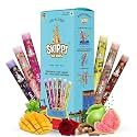 Skippi Icepops Freezer Pops, Juice Bars, Fat Free Ice Pops - Lemon Flavour (Box of 12 Pops)