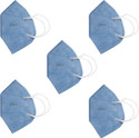 SKITTER pollution mask respirator-N95 (Free Size, Pack of 5)
