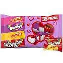 Skittles &amp; Starburst Fun Size Candy, Nut Free, Pack of 35