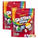 SKITTLES POP'd Originals Freeze Dried Candy, Freeze Dried Snacks, 5.5 Oz Bag (Pack of 2)