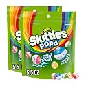 SKITTLES POP'd Sour Freeze Dried Candy Assortment, 5.5 Oz Resealable Bag, (Pack of 2)