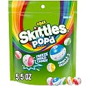 SKITTLES POP'd Sour Freeze Dried Candy, Resealable Bag, 5.5 oz