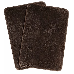 SKIVE India Solid Anti Slip BathmatColour CofeeSize40