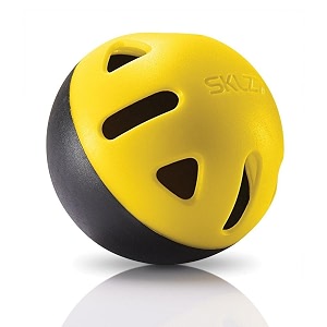 sklz impact balls - heavy-duty long lasting limited flight training baseballs and softballs