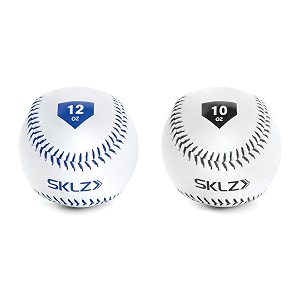sklz weighted throwing baseballs 2-pack 10 ounce and 12 ounce