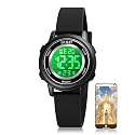SKMEI Women's Sports Digital Watches Casual Waterproof Luminous Watches with NFC Bible Verse Alarm Stopwatch
