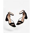SKOLL Women39s Trendy Block Heels Open-Toe