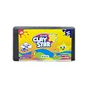 Skoodle Clay Star, Black Clay Bar (454gm), for Modelling &amp; Sculpting, Scented Clay, Non-Toxic, for 3+ Years, Gift for Kids