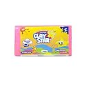 Skoodle Clay Star, Pink Clay Bar (454gm), for Modelling & Sculpting, Scented Clay, Non-Toxic, for 3+ Years, Gift for Kids