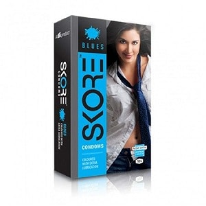 skore blues condoms - 60 pieces 6 boxes x 10 pieces