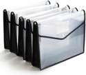 Skrill Plastic Envelope Folder,Transparent Poly-Plastic A4 Documents File Storage Bag With Snap Button Certificate File Holder/Document Folder For Certificates A4 Size/Legal/Brief Bag For Document
