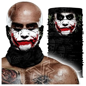 skull face sun mask neck gaiter headwear magic scarf headband for fishinghunting