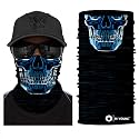 Skull Face Sun Mask, Neck Gaiter, Headwear, Magic Scarf, Headband for Fishing，Hunting
