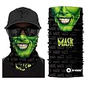 Skull Face Sun Mask, Neck Gaiter, Headwear, Magic Scarf, Headband for Fishing，Hunting