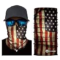 Skull Face Sun Mask, Neck Gaiter, Headwear, Magic Scarf, Headband for Fishing，Hunting