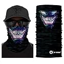 Skull Face Sun Mask, Neck Gaiter, Headwear, Magic Scarf, Headband for Fishing，Hunting