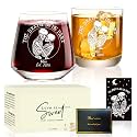 Skull Wine Glass Set for Couples – Gothic Bride & Groom Romantic Anniversary Present – Till Death Do Us Part Glasses for Boyfriend Girlfriend – Unique Wedding Engagement Gift Set of 2