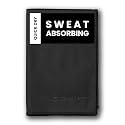 SKULLFIT Microfiber Gym Towel for Men - Quick Dry Super Sweat Absorbent Lightweight Suede Hand Towel - Suitable for Gym Yoga Workout Running Swimming Cricket Travel-200 GSM-60x40 cm (Black, Small)
