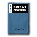 SKULLFIT Microfiber Gym Towel for Men - Quick Dry Super Sweat Absorbent Lightweight Suede Hand Towel - Suitable for Gym Yoga Workout Running Swimming Cricket Travel-200 GSM-60x40 cm (Blue, Small)