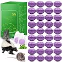 Skunk Repellent for Yard, 36 Pack Powerful Peppermint Keep Rodent, Mice, Skunk, Raccoon Away House Home Attic Kitchen Car Engines, Long-Lasting Protection and Safe Family