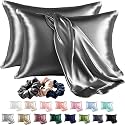 SKVM Satin Silk Pillow Covers Set of