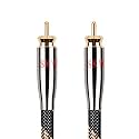 SKW Audiophile Digital Coaxial Cable 4.9ft/1.5m, SPDIF RCA Subwoofer Cable