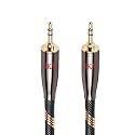 SKW Audiophile Heavy Gauge 3.5mm Stereo Aux Thick Cable 9.8ft/3m
