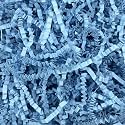 Sky Blue Crinkle Cut Paper Shred Filler, 1 LB Basket Filler Shredded Paper, Confetti Stuffing for Basket Filling, Halloween, Thanksgiving, Christmas, Birthdays, Gift Wrapping, Stuffer Party Supplies