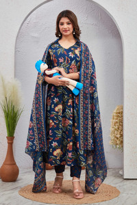 sky fab Printed Anarkali Kurta Bottom
