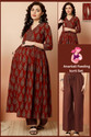 sky fab Women Kurta Pant Set