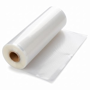 vacuum sealer roll 17cm x 5 meter  food grade bpa free  cut-to-size vacuum bag roll  textured embossed strong seal  compatible with all vacuum sealer machines  airtight fresh food storage